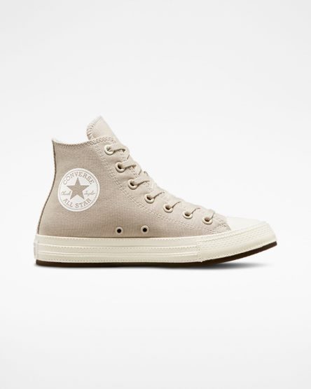 Zapatillas Altas Converse Chuck Taylor All Star Tonal Canvas Mujer Gris | PE 724L85